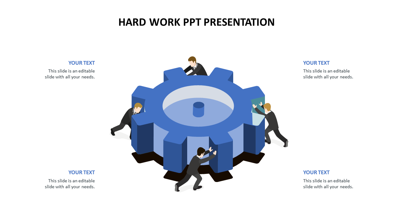 hard work ppt presentation